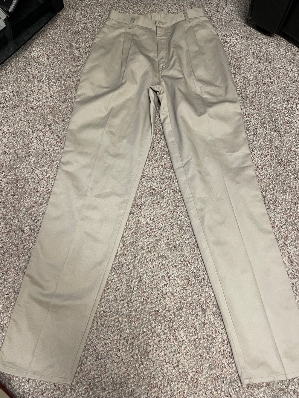 Vintage 90s wrangler ultra high Pleated waist tan Chinos - like new